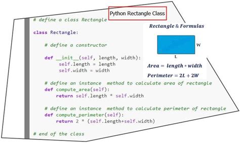 7) 1. . Add a method area to the rectangle class that returns the area of any instance